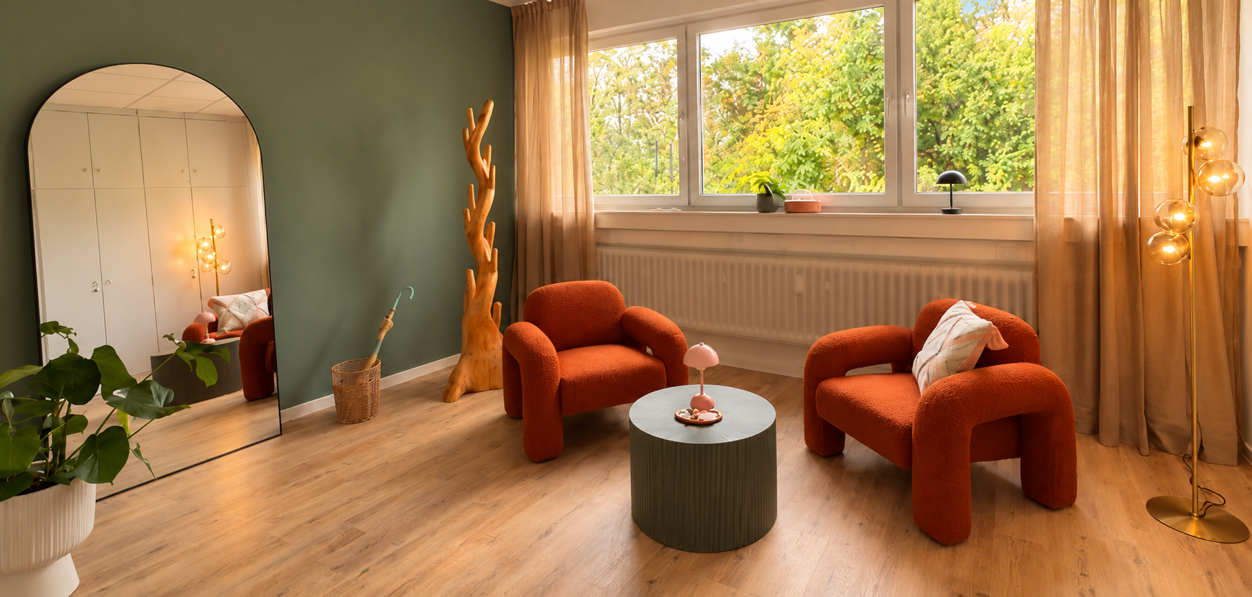 Wartezimmer der Psychotherapie Praxis von Sabrina Zehlius